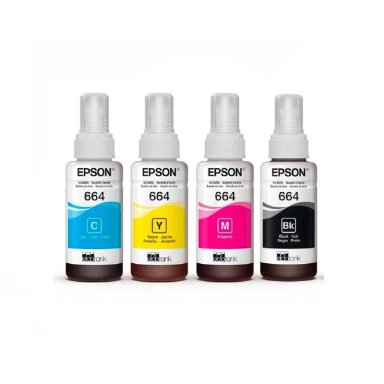 TINTA EPSON 664 PACK 4 COLORES NEGRO CIAN MAGENTA AMARILLO - 2