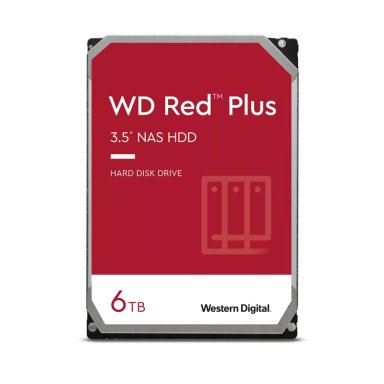 DISCO DURO WD RED PLUS NAS 6TB 5640RPM SATA 256MB - 1