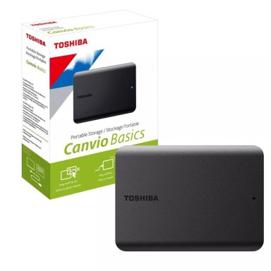 DISCO DURO EXTERNO TOSHIBA CANVIO BASICS 2TB USB 3.0 NEGRO - 1