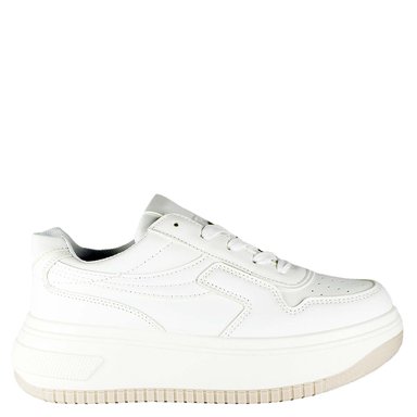 ZAPATILLAS MUJER TAKONES CASUALES BLANCO DENVER - 1