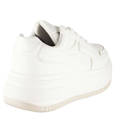ZAPATILLAS MUJER TAKONES CASUALES BLANCO DENVER - 4