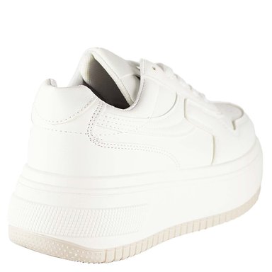 ZAPATILLAS MUJER TAKONES CASUALES BLANCO DENVER - 4