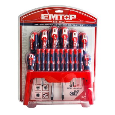 PACK 18 DESTORNILLADORES ESST1802 EMTOP - 1