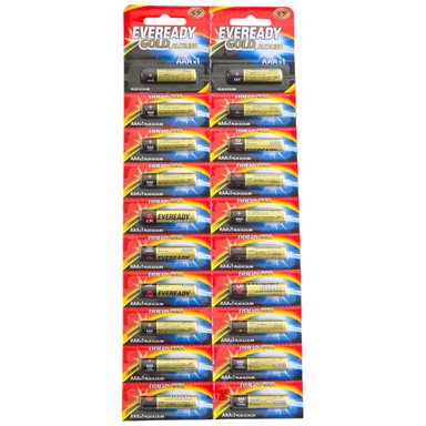 PILA EVEREADY PACK 20 AAA ALCALINA TIRA PREPICADA - 1