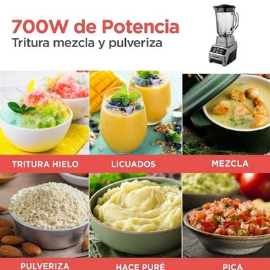 LICUADORA BLACK+DECKER 700 WATT 6 ASPAS BL1840MS-CL - 10