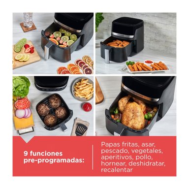 FREIDORA DE AIRE BLACK + DECKER PURIFRY DE 5.5L AFBD62-1BDCL - 6