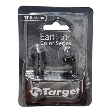 AURICULARES EARBUDS COLOR SERIES EN COLOR NEGRO TT-E1460BK TARGET - 1