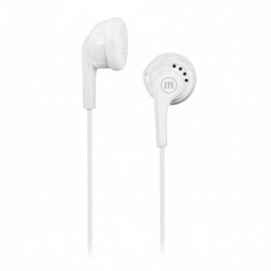 AUDIFONO STEREO BUDS MAXELL EB-95 JACK 3.5MM BLANCO - 2