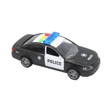 JUGUETE AUTO POLICIA PATRULLA LUCES SONIDO FRICCION DBG1675 - 1