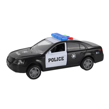 JUGUETE AUTO POLICIA PATRULLA LUCES SONIDO FRICCION DBG1675 - 2