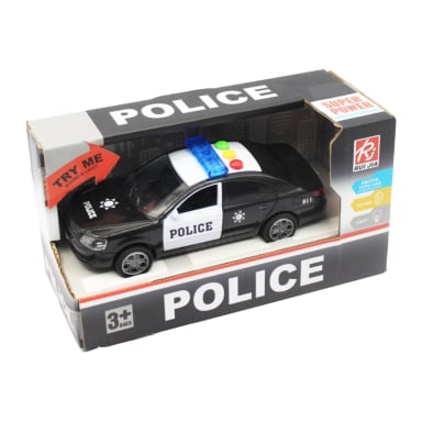 JUGUETE AUTO POLICIA PATRULLA LUCES SONIDO FRICCION DBG1675 - 5