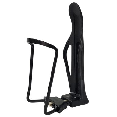 SOPORTE PORTA BOTELLA AJUSTABLE PARA BICICLETA E18001 NEGRO - 2