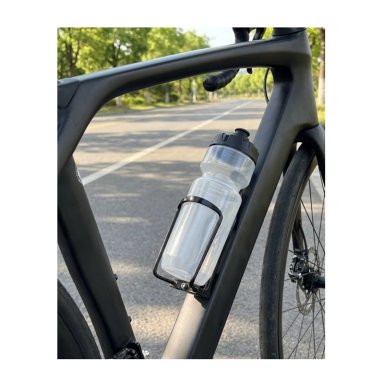 SOPORTE PORTA BOTELLA AJUSTABLE PARA BICICLETA E18001 NEGRO - 6