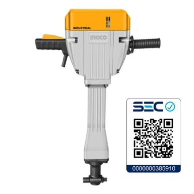 MARTILLO DEMOLEDOR INGCO ELECTRICO INDUSTRIAL 2200 W/75J PDB22001 - 1