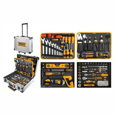 SET DE HERRAMIENTAS INDUSTRIAL MALETIN METALICO 147 PIEZAS INGCO HKTHP21471 - 2