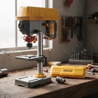 TALADRO DE PEDESTAL BANCO ELECTRICO 350W/13MM INGCO DP133505 - 1