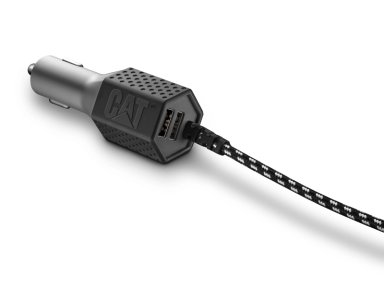 CARGADOR CAT PARA AUTOS MICRO USB DOBLE - 4
