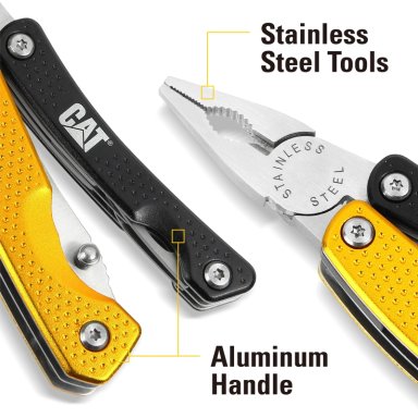 MULTIHERRAMIENTA CAT 8 EN 1 980028 MULTITOOLS ACERO INOXIDABLE - 4