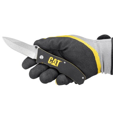 CUCHILLO CAT NAVAJA PLEGABLE 980002 PUNTA CURVA ACERO INOXIDABLE - 7