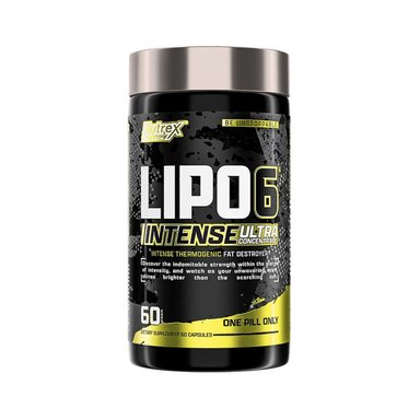 QUEMADOR DE GRASA NUTREX LIPO 6 BLACK INTENSE 60 CAPS - 1