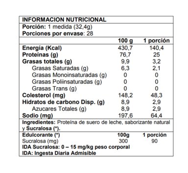 PROTEÍNA FOODTECH WHEY PROTEIN PREMIUM LINE 2 LBS - SMOTHIE VAINILLA - 2