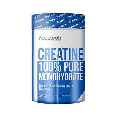 CREATINA FOODTECH 100% PURE MONOHYDRATED 60 SVS - 1