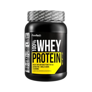 100% WHEY PROTEIN PREMIUM LINE 1LBS - FOODTECH - 1