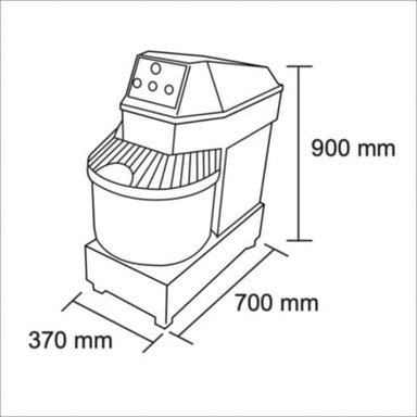 AMASADORA     12 KG.  HS30 - 4