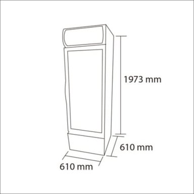 VISICOOLER 370 LT. LG-370 LG370 - 2