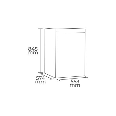 Frigobar 113 Litros Inox HS-147R - 4