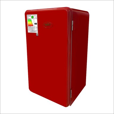FRIGOBAR RETRO 93 LT. ROJO - 1