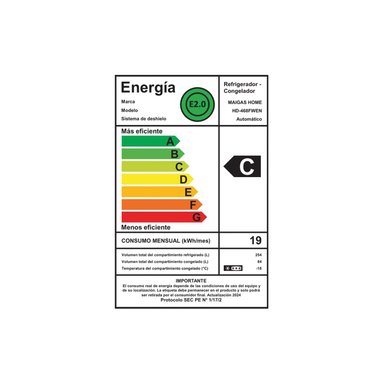 REFRIGERADOR NO FROST 338 LT. HD-468FWEN - 3