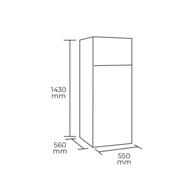 REFRIGERADOR FRIO DIRECTO 205 LT. DF2-285 - 5