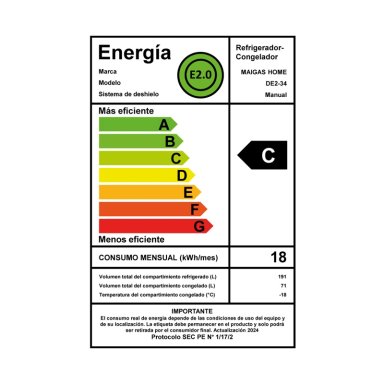 REFRIGERADOR BOTTOM FREEZER 262 LT FRIO DIRECTO DE2-34 - 3