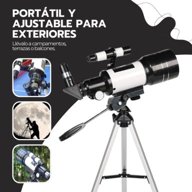 TELESCOPIO ASTRONOMICO PROFESIONAL MONOCULAR F30070M - 6