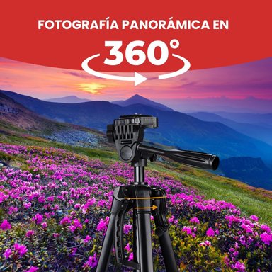 TRIPODE PROFESIONAL PARA CAMARA, CELULAR, VIDEO - 9