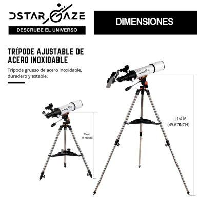 TELESCOPIO ASTRONOMICO PROFESIONAL 50080M - 3