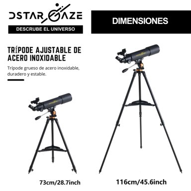 TELESCOPIO ASTRONOMICO PROFESIONAL 50080M - 4