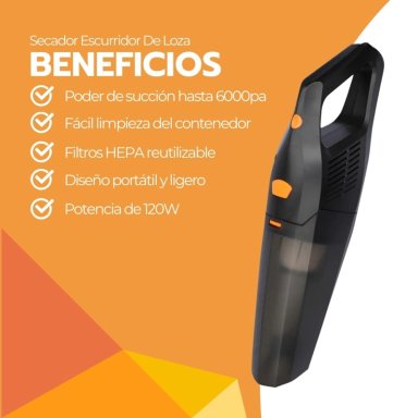ASPIRADORA NOVYSTOR INALÁMBRICA MANO AUTO MULTIFUNCIONAL PORTÁTIL - 4