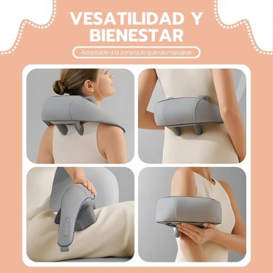 MASAJEADOR NOVYSTOR INALÁMBRICO CUELLO Y CERVICAL CON CALOR - 8