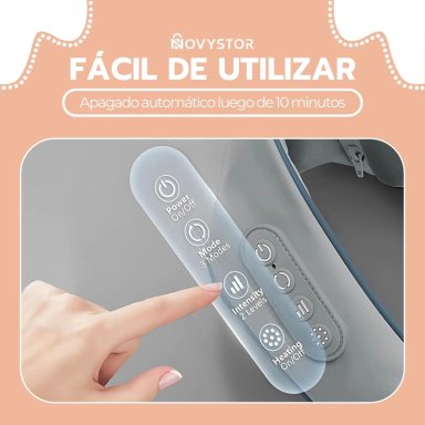 MASAJEADOR NOVYSTOR INALÁMBRICO CUELLO Y CERVICAL CON CALOR - 9