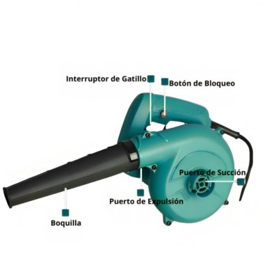 SOPLADORA DE AIRE NOVYSTOR ELÉCTRICO CORRIENTE LIMPIEZA - 4