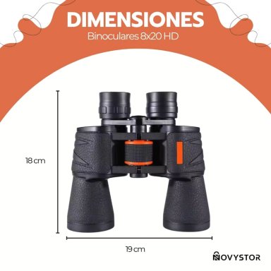 BINOCULARES 8X20 HD BAK4 WATERPROOF FMC ALTA CALIDAD - 6