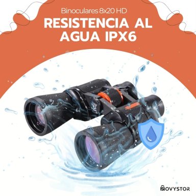 BINOCULARES 8X20 HD BAK4 WATERPROOF FMC ALTA CALIDAD - 7