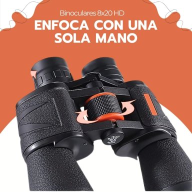 BINOCULARES 8X20 HD BAK4 WATERPROOF FMC ALTA CALIDAD - 8