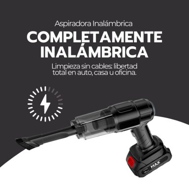 ASPIRADORA INALAMBRICA PORTATIL AUTO ALTA POTENCIA 13000MAH - 6