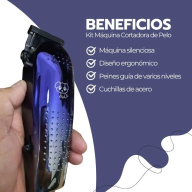 KIT MAQUINA CORTADORA DE PELO PROFESIONAL PARA MASCOTAS - 4