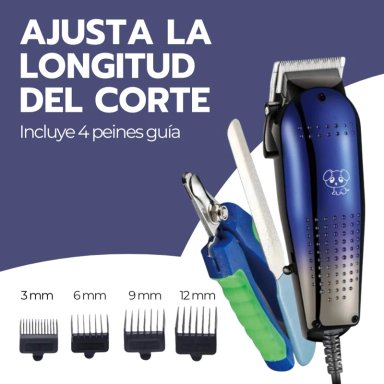 KIT MAQUINA CORTADORA DE PELO PROFESIONAL PARA MASCOTAS - 6