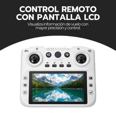 DRONE BRUSHLESS CON CAMARA HD, CONTROL LCD Y GIRO 360° - 6