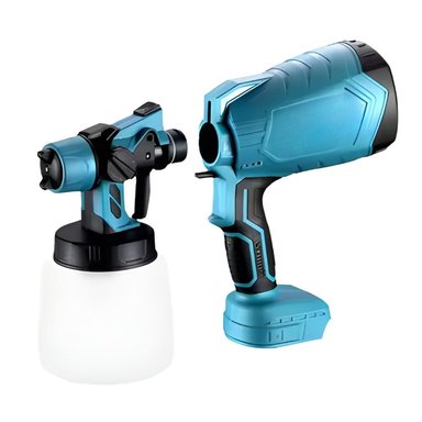 PISTOLA PULVERIZADORA DE PINTURA INALAMBRICA PORTATIL AZUL - 2